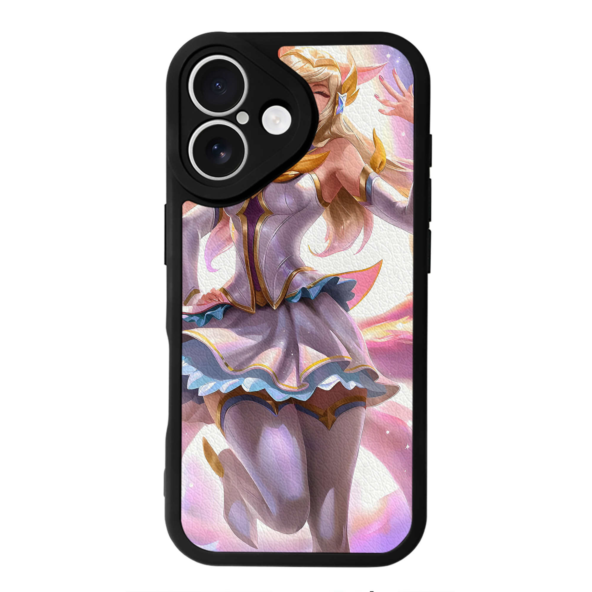 リーグ・オブ・レジェンド League of Legends LOL 【iPhone 16シリーズ対応】シリコンスマホケース（レザー調） 材質：シリコン